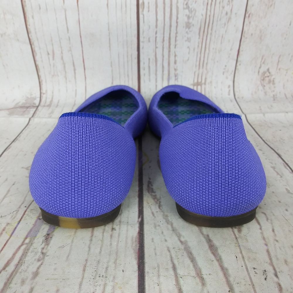 Rothy's The Flat Round Toe Ballet Flat Casual Comfort Purple Women's Size 8.5 - Picture 6 of 10